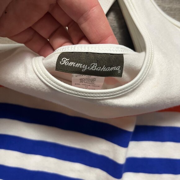 Tommy Bahama Sleeveless Tank Mini Dress Stripe Multi Women’s Size XS - Picture 6 of 7